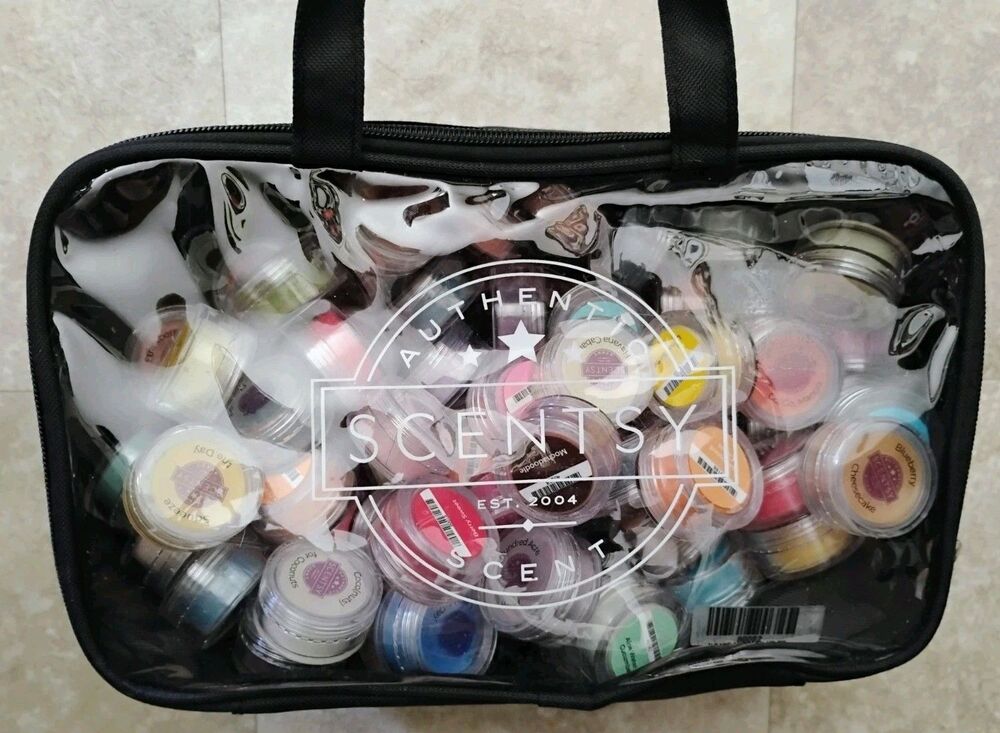Huge Scentsy Tester Lot 78pc Incl. RARE Disney Stitch & Angel Experiments + Bag